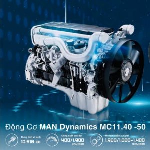 đông cơ howo max 4 chân