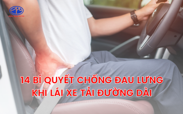 Chống đau lưng khi lái xe