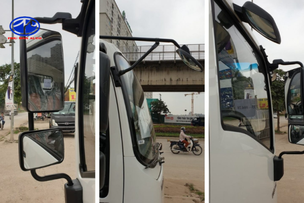 Hệ thống gương chiếu hậu rộng, giảm thiểu điểm mù