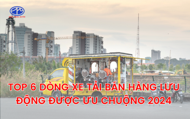 Xe tải bán hàng lưu động phổ biến