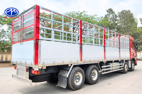 Động cơ xe Howo Max 16t7 thùng bạt mạnh mẽ, tiết kiệm nguyên liệu