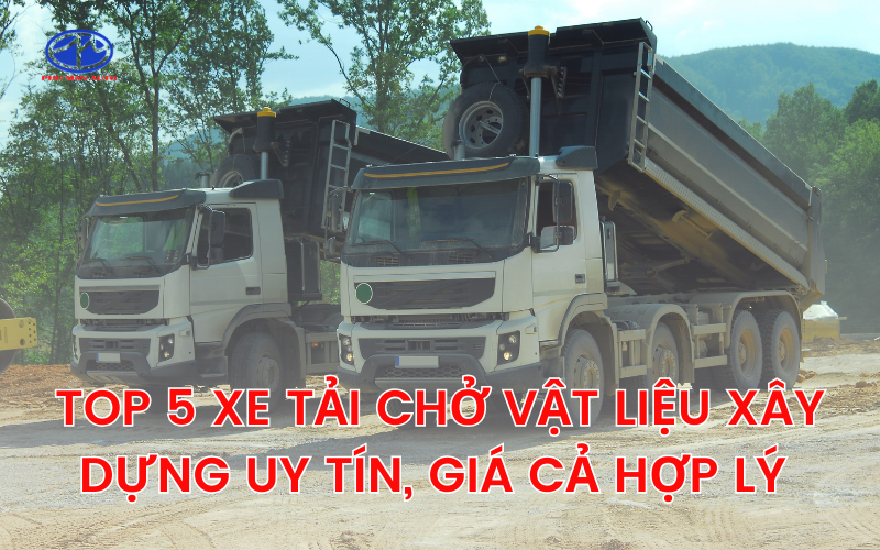 Xe tải chở vật liệu xây dựng