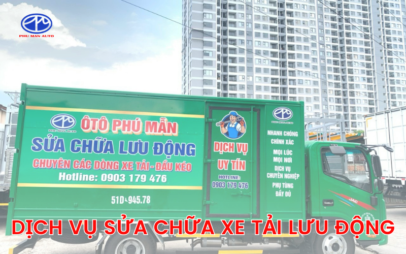 Dịch vụ sửa chữa xe tải lưu động