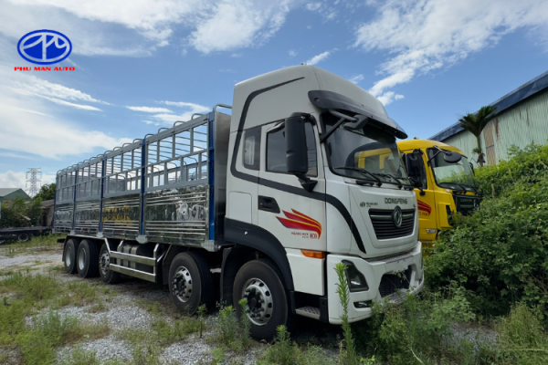 Xe tải Dongfeng 5 chân 21 tấn thùng bạt 9m7