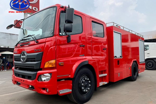 Xe cứu hỏa thương hiệu Hino Nhật Bản bền bỉ, chất lượng