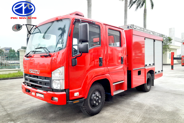 Xe cứu hỏa Isuzu 4.2 khối nhập khẩu
