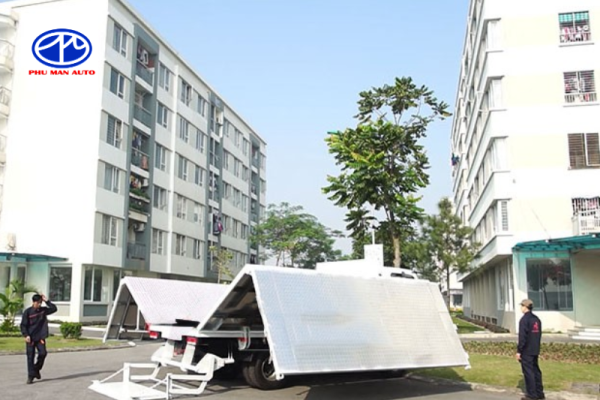 Xe giúp bạn dựng một sân khấu chuyên nghiệp tại bất kỳ nơi nào