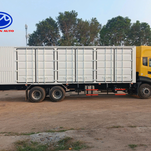 Thùng xe Dongfeng siêu dài, phù hợp với nhiều loại hàng hóa khác nhau