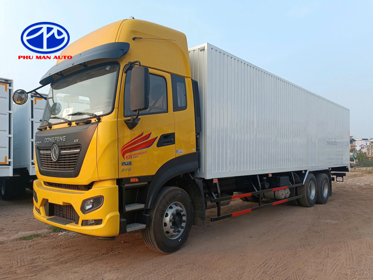 XE TẢI DONGFENG 3 CHÂN KL270 THÙNG CONTAINER 9M9 - Ô Tô Phú Mẫn - Đại ...