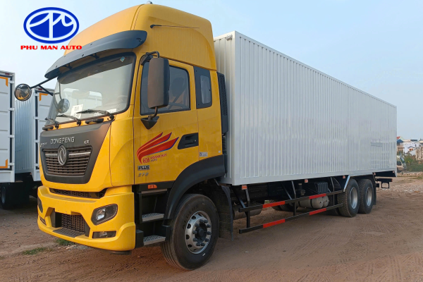 Xe tải Dongfeng 3 chân KL270 thùng container 9m9