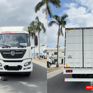 Mặt ga lăng xe lớn, thùng cao kín đáo