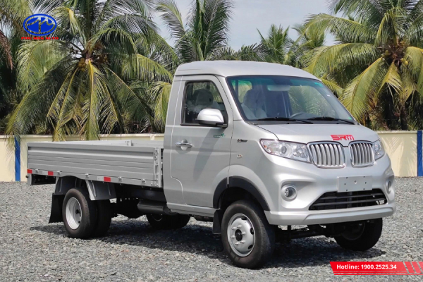 SRM S1 thùng lửng màu bạc thể hiện sự sang trọng, sạch sẽ