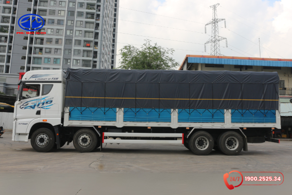 Thùng xe siêu dài, có chiều cao, chuẩn chở hàng cồng kềnh nhẹ khối