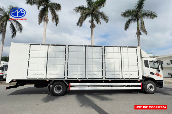 Thùng xe siêu dài, thiết kế theo tiêu chuẩn container