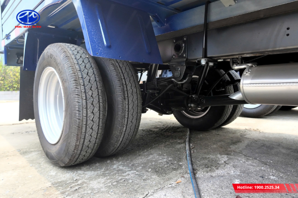 Xe được thiết kế gầm cao thoáng máy