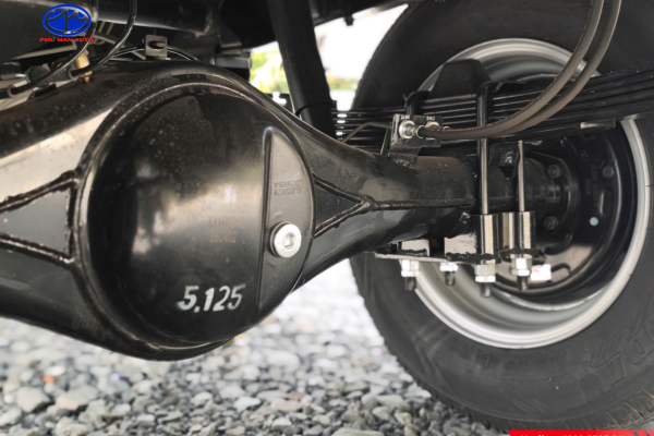 Khung gầm xe SRM S1 kiên cố, vận hành ổn định