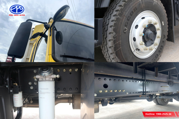 Các bộ phận ngoại thất hỗ trợ vận hành của xe