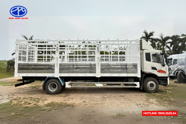 Thùng mui bạt 8m2 tiêu chuẩn kỹ thuật cao, chắc chắn
