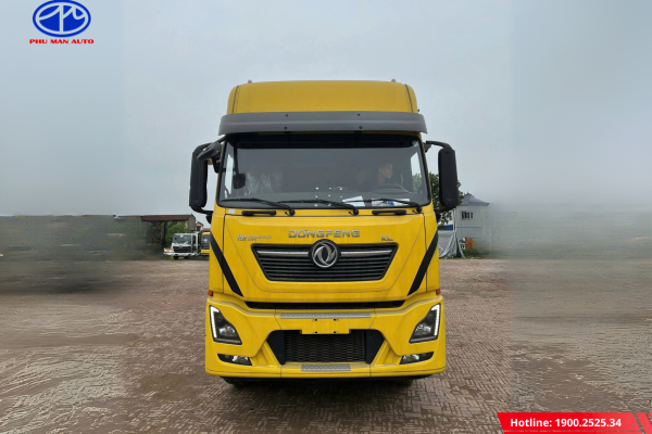 Xe Dongfeng KL340 4 chân thùng bạt có chiều cao