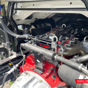 Xe được trang bị động cơ Cummins đạt chuẩn khí thải EURO 5