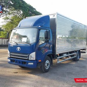 Xe tải FAW Tiger thùng kín đời 2025 được nâng cấp thùng cao hơn đời cũ