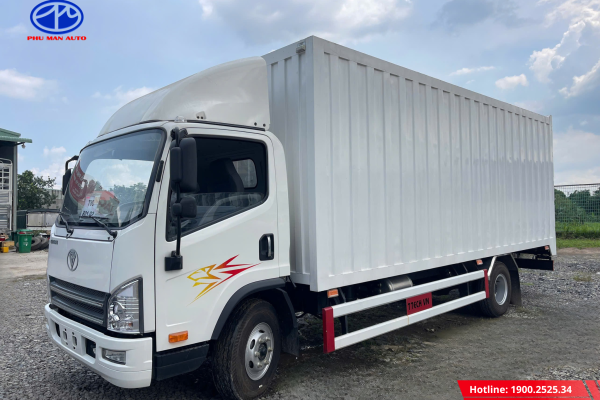 Xe tải Faw Tiger có ngoại thất mạnh mẽ, hiện đại