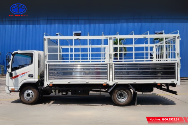 Kích thước xe hợp lý, đáp ứng nhu cầu vận chuyển