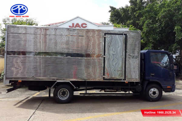 Thùng inox cao cấp, chuyên chở được 6550kg
