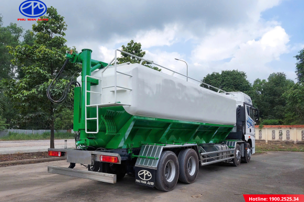 Bồn chứa cám được chế tạo từ thép SS400 bền bỉ