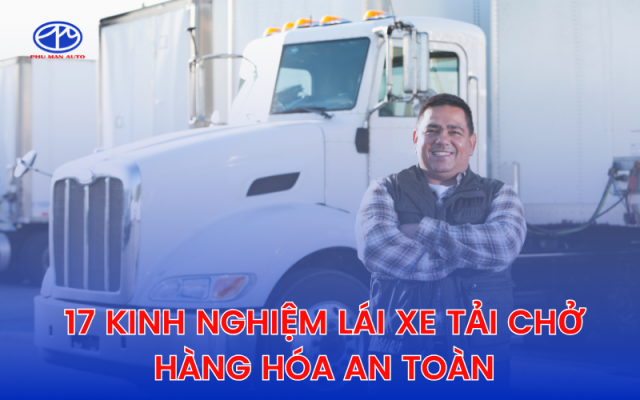 Lái xe tải chở hàng