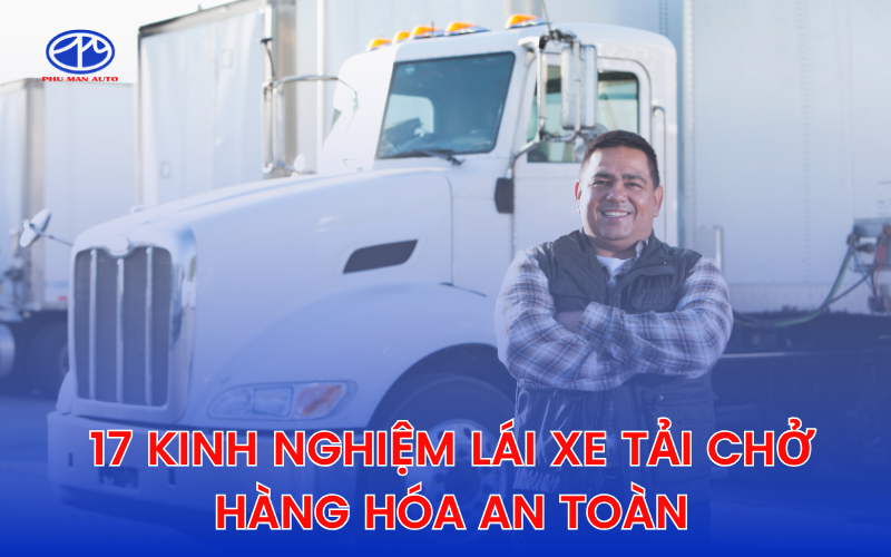 Lái xe tải chở hàng