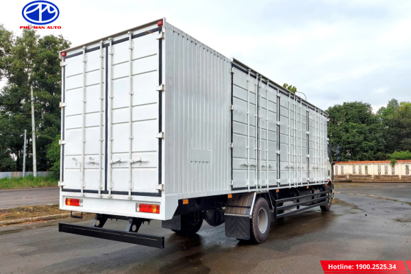 Thùng container được thiết kế chắc chăn, sàn dày dặn