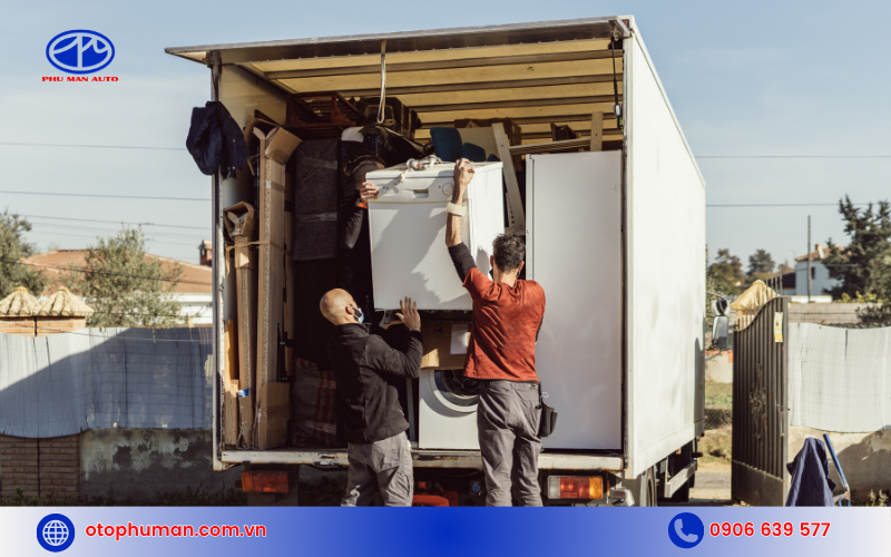 Tối ưu khối lượng hàng hóa khi bốc xếp lên thùng xe