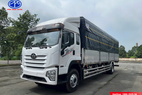 Xe tải Faw JK6 thùng bạt bửng nhôm