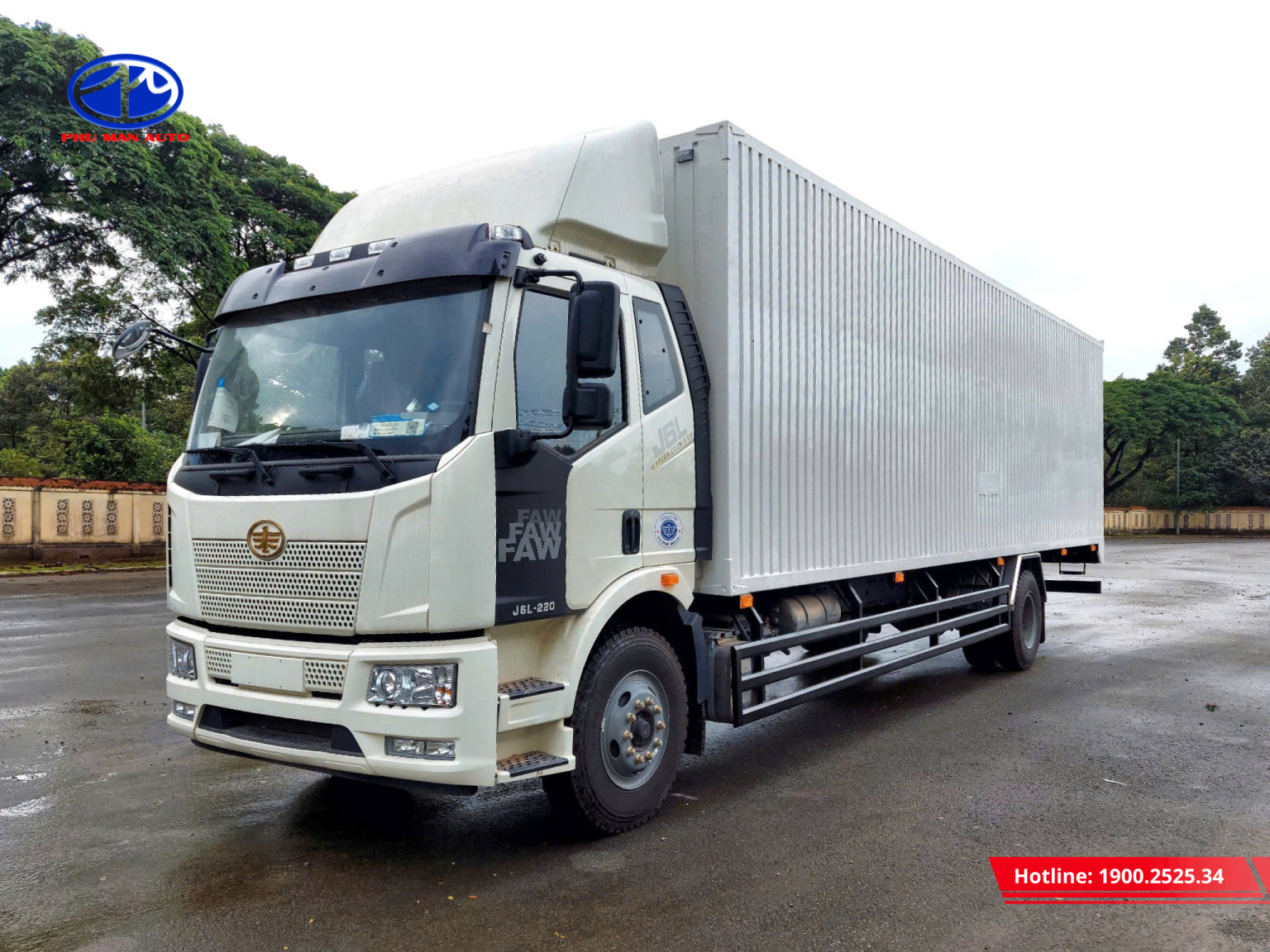 XE TẢI FAW J6L 7050KG THÙNG KÍN CONTAINER 9M9 - Ô Tô Phú Mẫn - Đại Lý ...