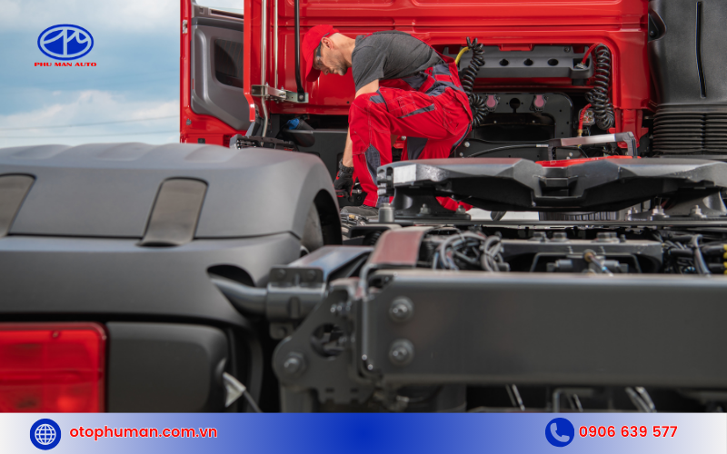 Kiểm tra chassis xe tải thường xuyên, để đảm bảo các bộ phận hoạt động ổn định