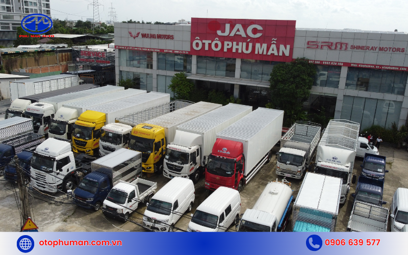 Ô tô Phú Mẫn - Đại lý phân phối xe tải uy tín tại Bình Dương