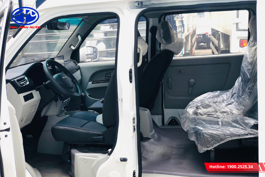 Khoang thùng xe được thiết kế tối ưu, hợp lí