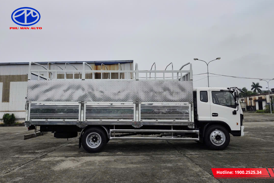 Kích thước lòng thùng đáp ứng hiệu quả nhu cầu vận chuyển