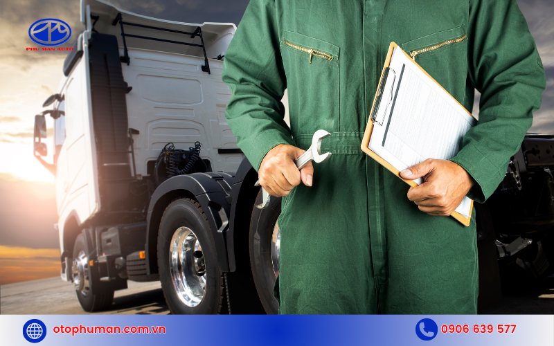 Kiểm tra tổng thể và lên phương án sửa thùng xe tải