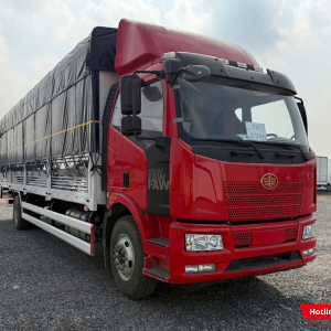 Xe tải FAW J6L mui bạt bửng bửng nâng 9m9