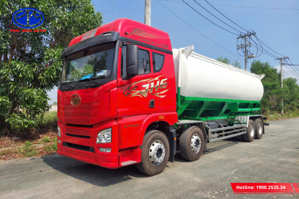 Xe Faw JH6 bồn chở cám 16 tấn