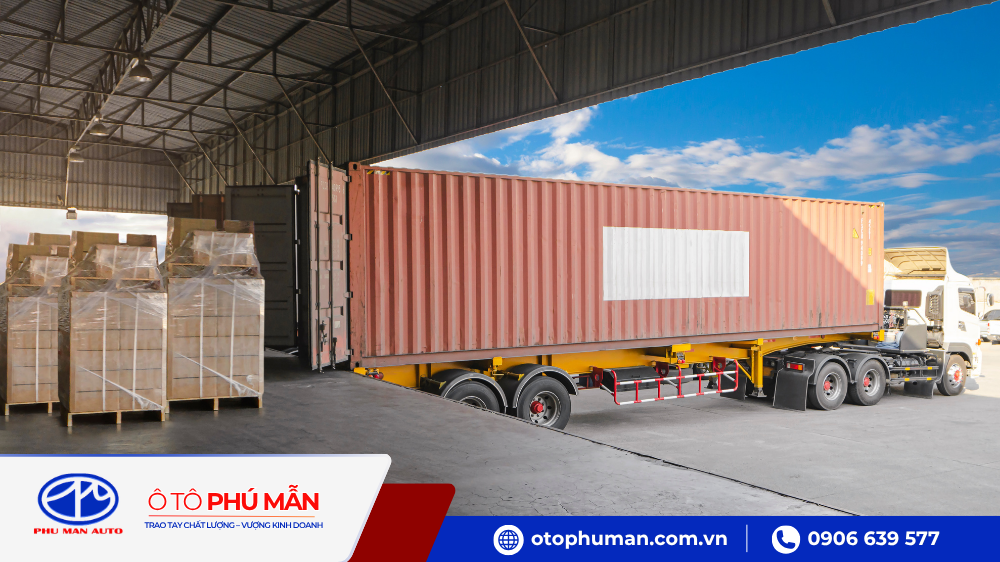 Xe tải chở hàng là phương tiện cơ giới dùng để vận chuyển