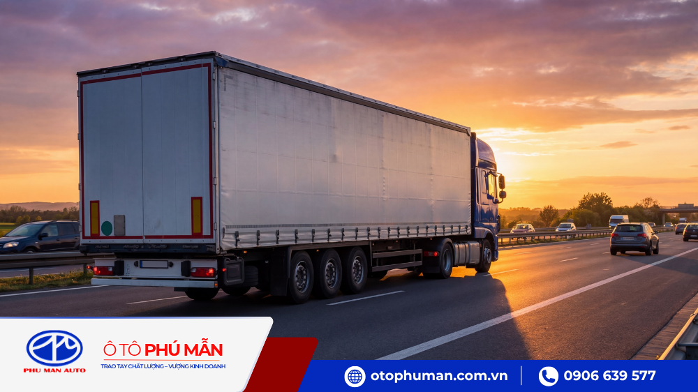 Xe tải nặng chuyên chở các loại hàng hóa khối lượng lớn