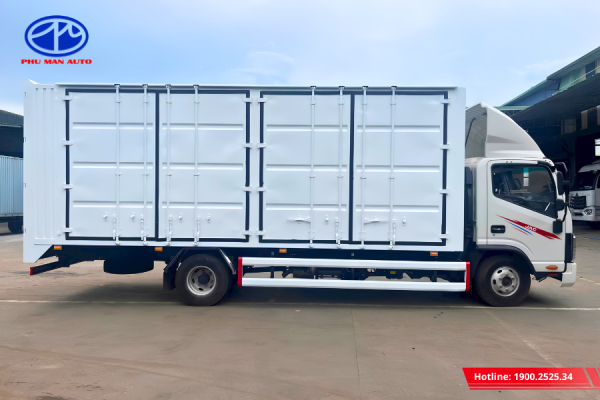 Thiết kế thùng xe dài nhất phân khúc tải 3 tấn 5