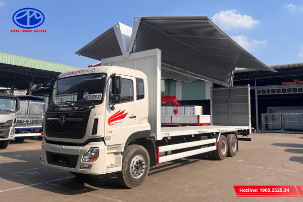 Ngoại thất xe mạnh mẽ, hướng tới nhu cầu vận chuyển nặng