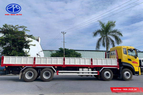 Kích thước thùng siêu dài, vận chuyển được khối hàng