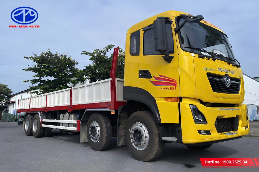 Xe tải nặng phù hợp vận chuyển hàng đường dài